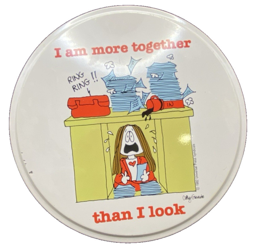 Cathy Guisewite comic Tin Box By The Tin Box Company Of America Inc 1982