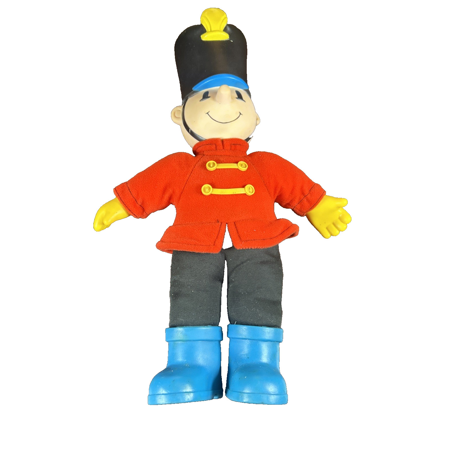 Josit Kay Bee Toys Mascot Band Leader Soldier 15″ Vinyl Plush Advertising Doll