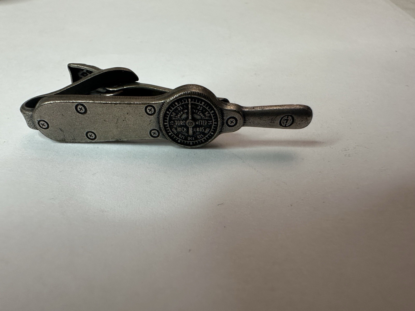 Vintage Snap On Tools TORQMETER Torq Meter Tie Bar Clip, Rare Tool Memorabilia!!