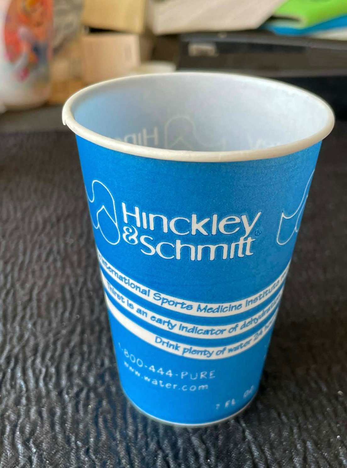 Hinckley Schmitt Advertising Water Theme 7 oz. Drinking Plastic Cup Cups
