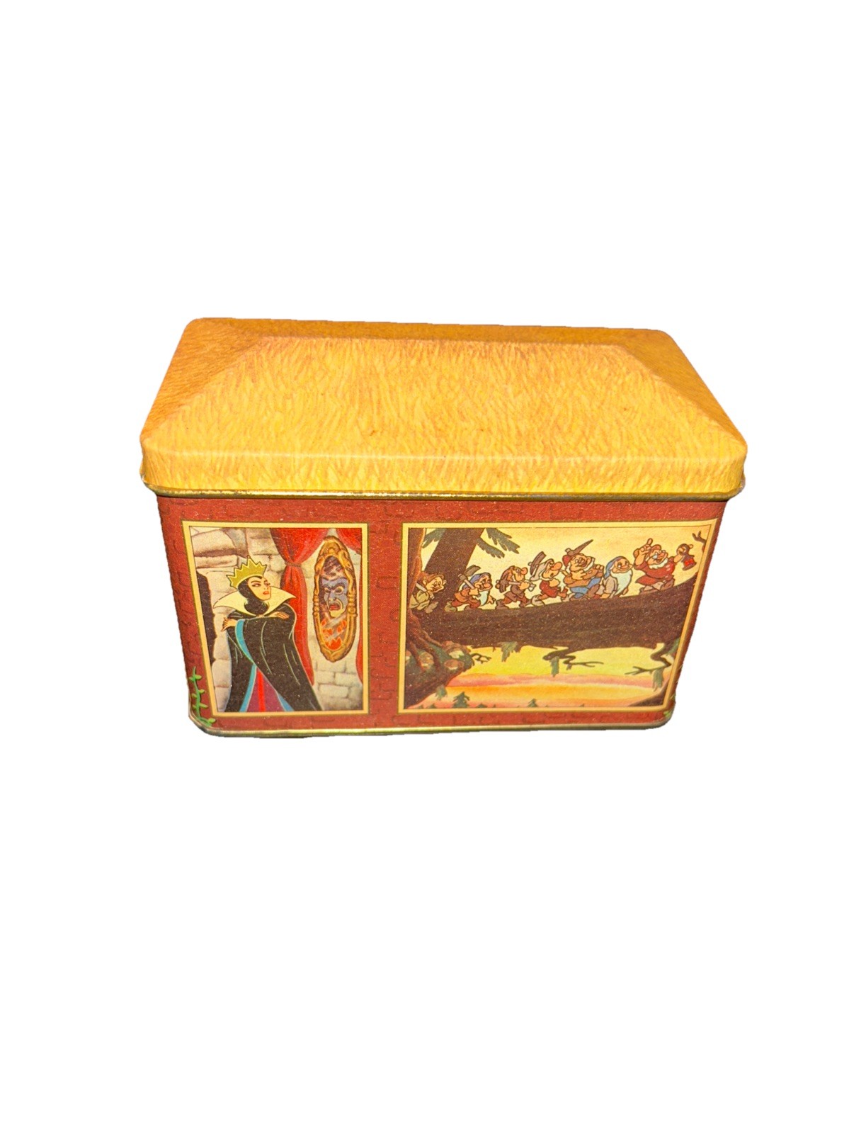 Snow White Lithograph DisneyWorld Land Candy Tin 1970’s