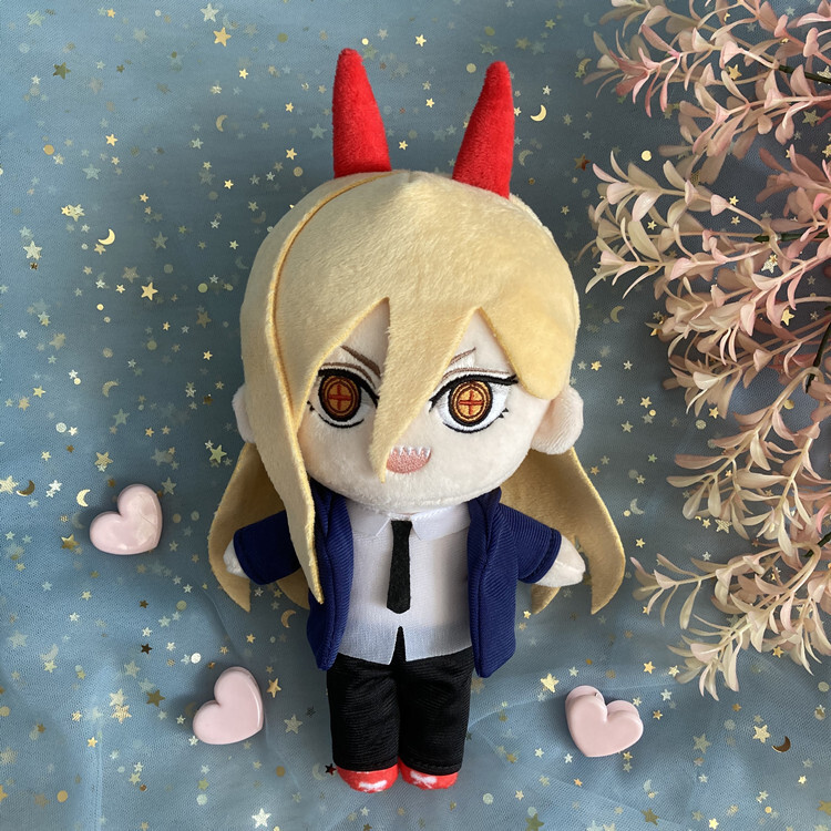 8” Chainsaw Man Power Plush Doll Stuffed Toy Cosplay Plushie Pillow Gift 20cm