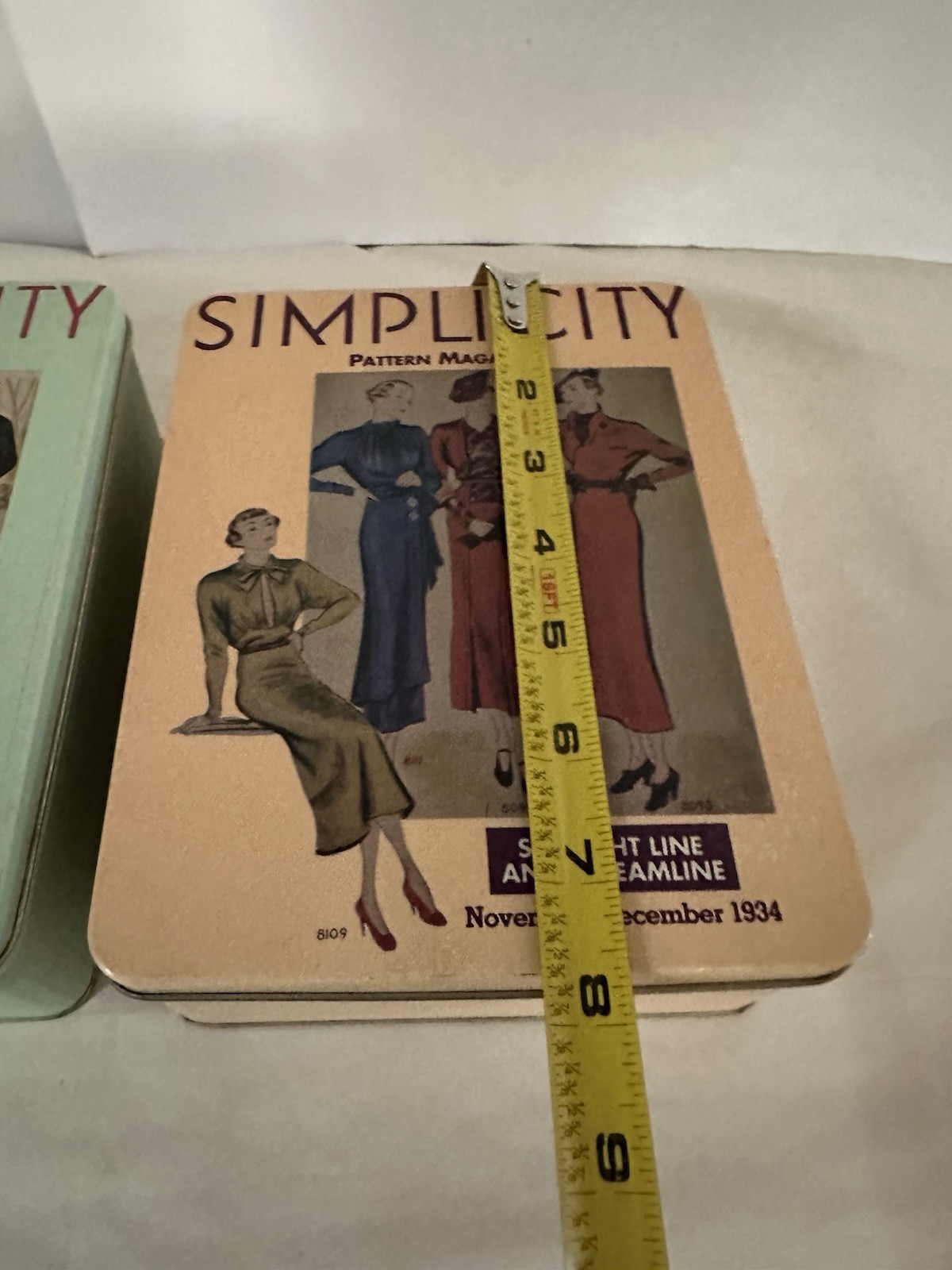 Simplicity Metal Storage Tins Set Of ( 2 )