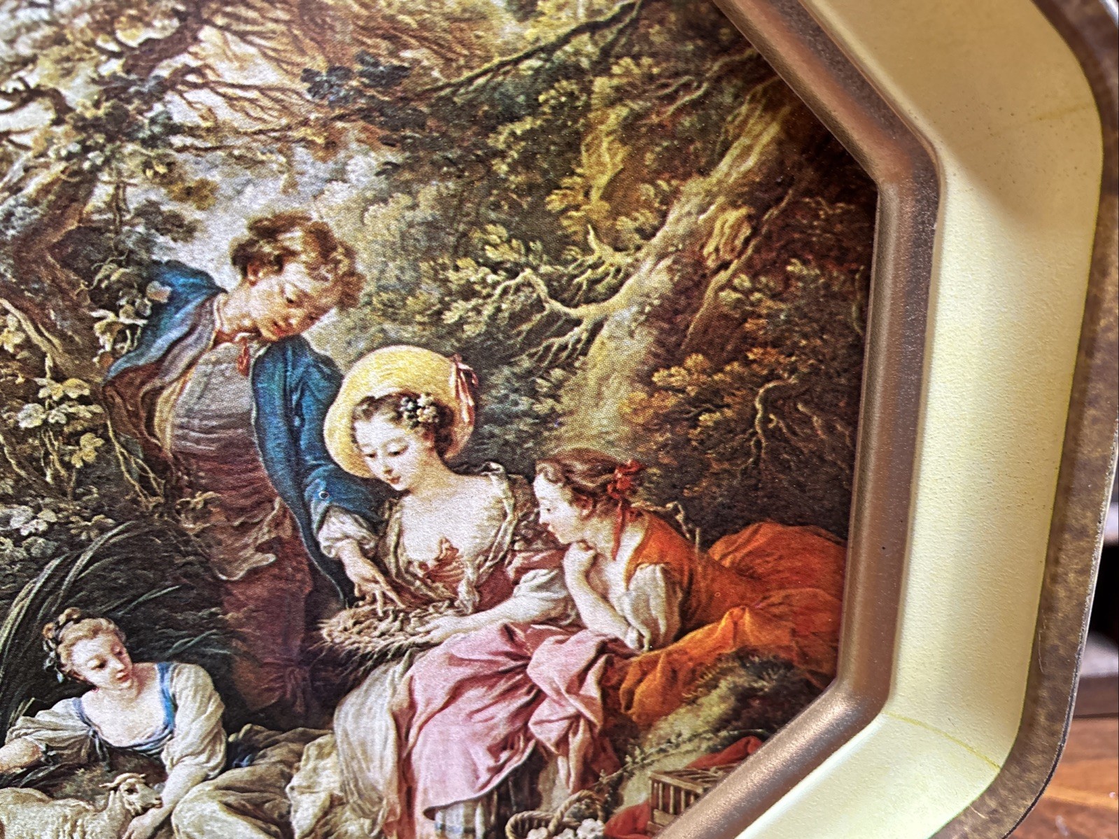 Vintage Sunshine Biscuits Tin With Lid The Nest Francoise Boucher Charms Country