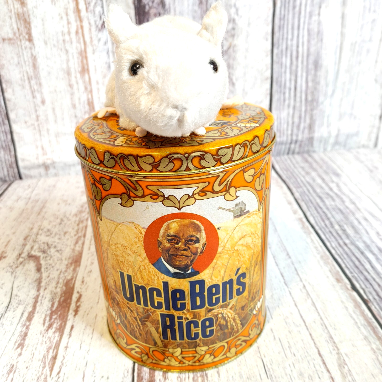 Uncle Ben’s Rice 40th Anniversary Can 1943-1983 and “Ben” the Rat from “Willard”