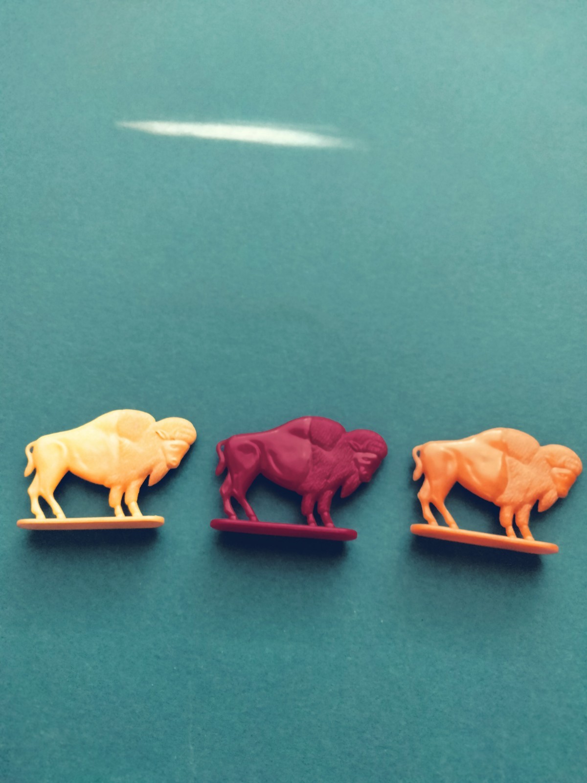 3 BUFFALOS western Cracker Jack prizes vintage premium toy gumball lot 1