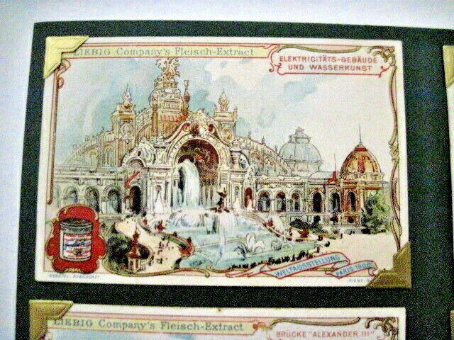 1900 Trade Card Set-Liebig’s Fleisch-Extract- Paris Exhibition -S624 *