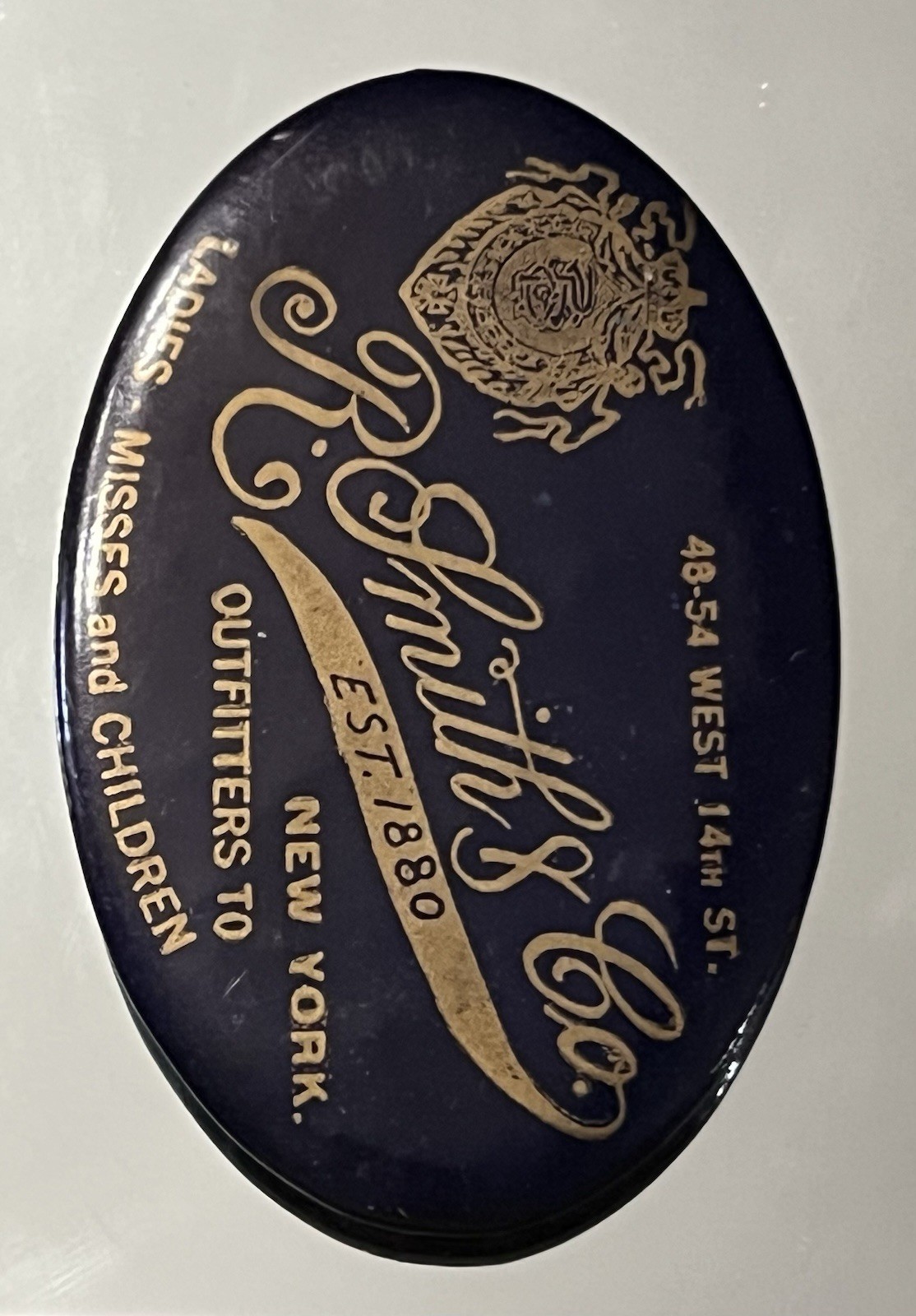 Celluloid,POCKET MIRROR, R. Smith’s & Co. Outfitters,