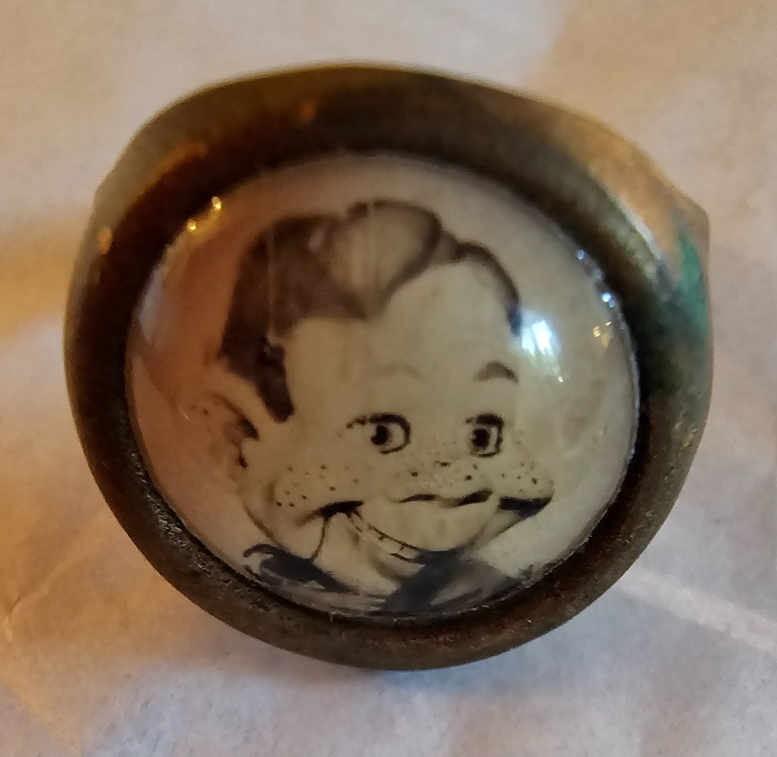 Vintage Howdy Doody Ring. From Gumball Machine or Cracker Jacks Box