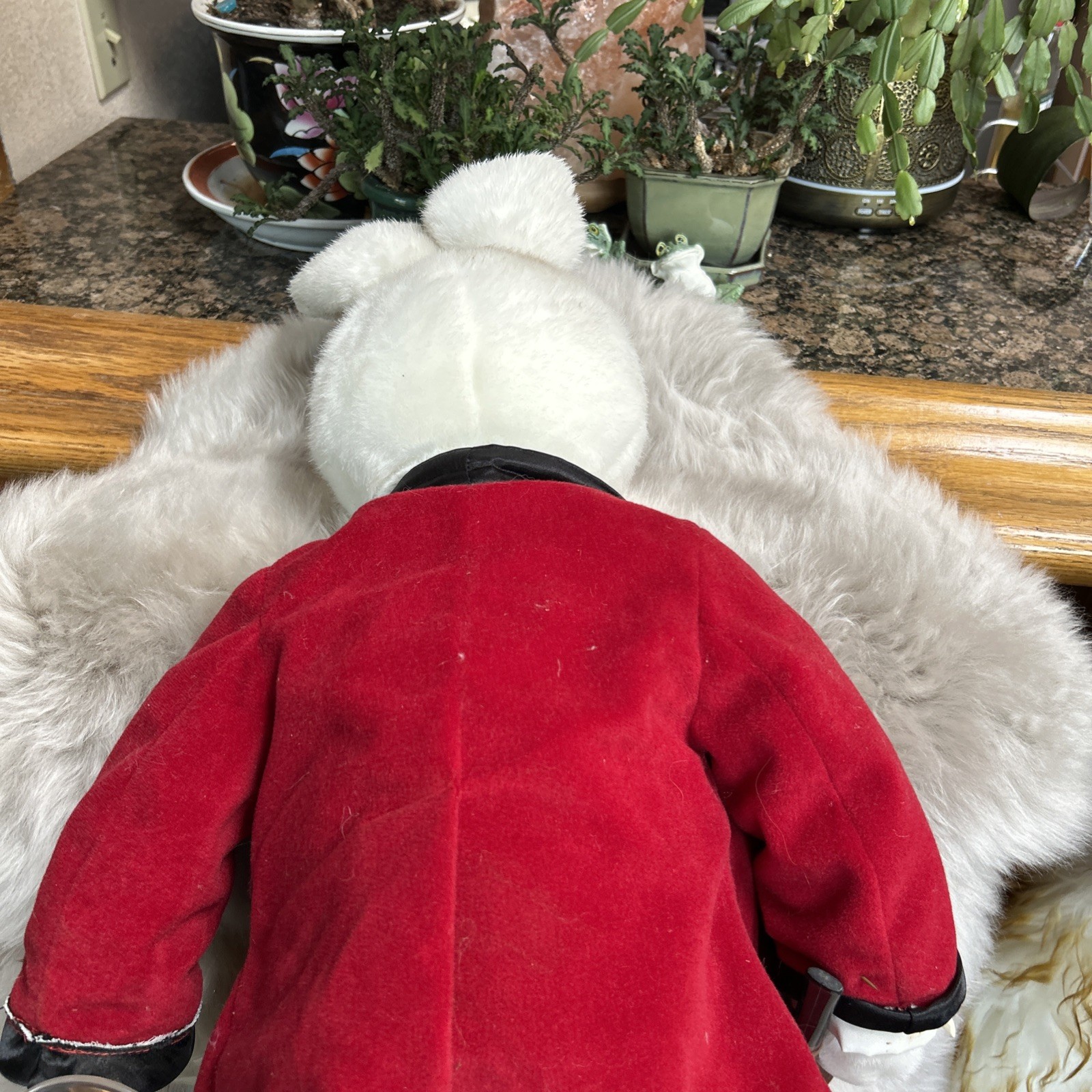 Vintage 1999 Mr. Playboy 30″ Hugh Hefner Plush Bunny needs cleaning