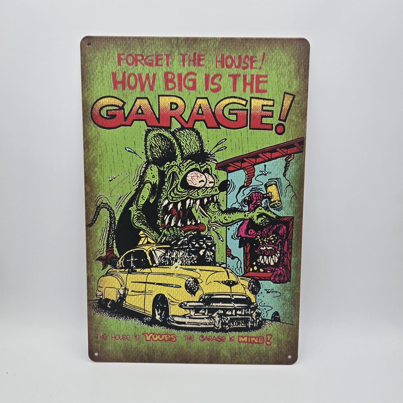 RAT FINK Tin Metal Sign