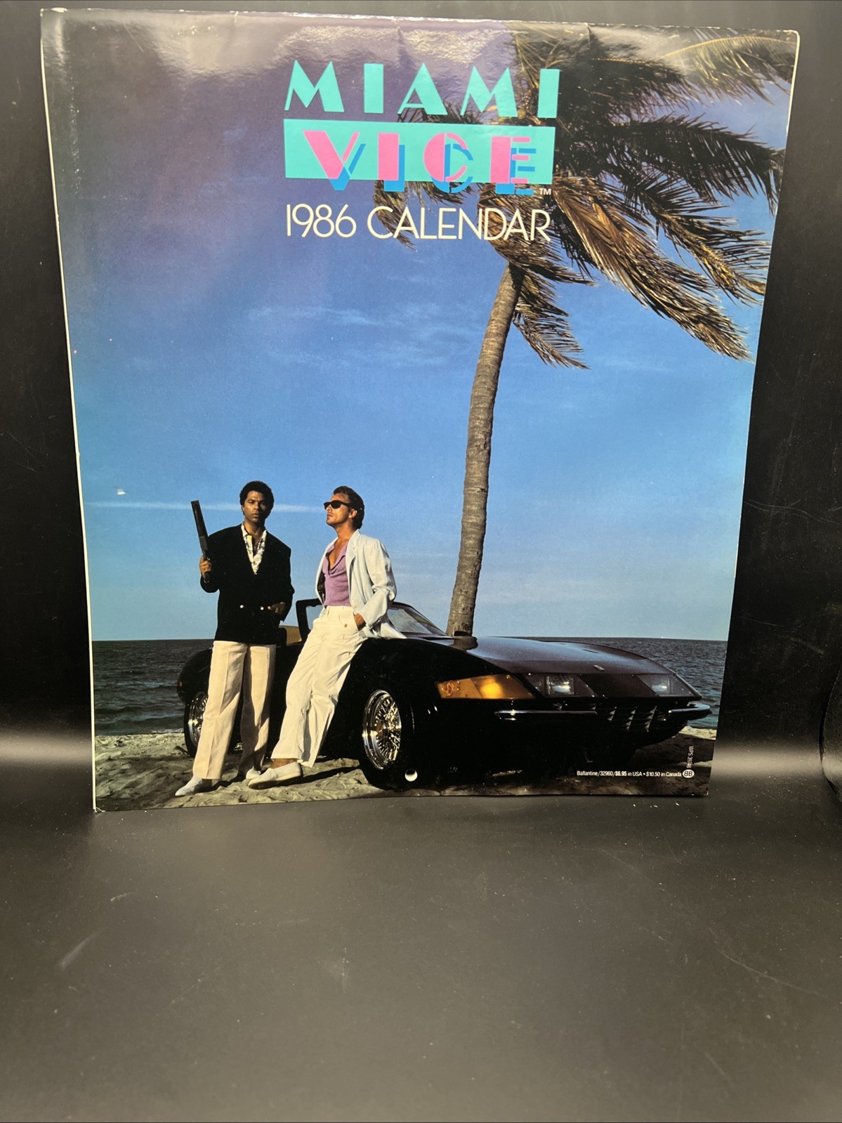 Vintage 1986 MIAMI VICE Calendar Interior Unmarked Universal City Studios Inc