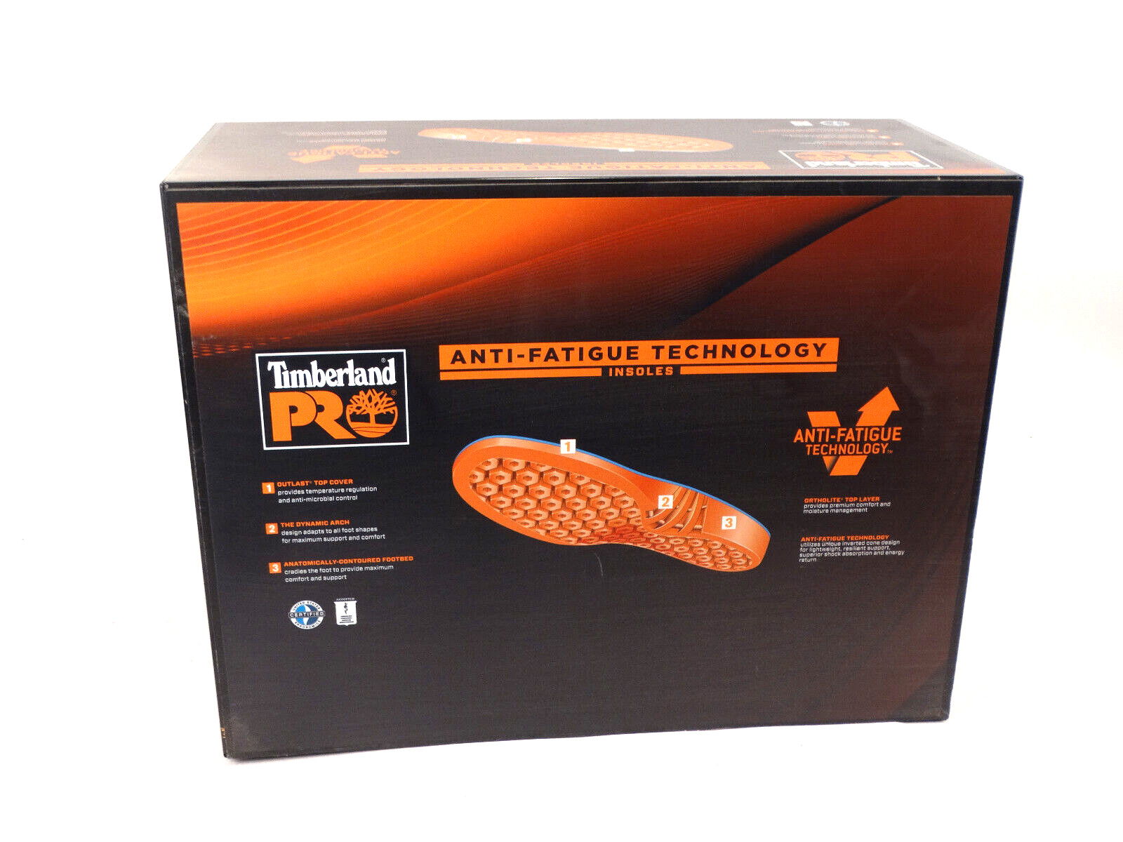 Timberland Pro Retail Store Anti-Fatigue Technology Insole Display Case
