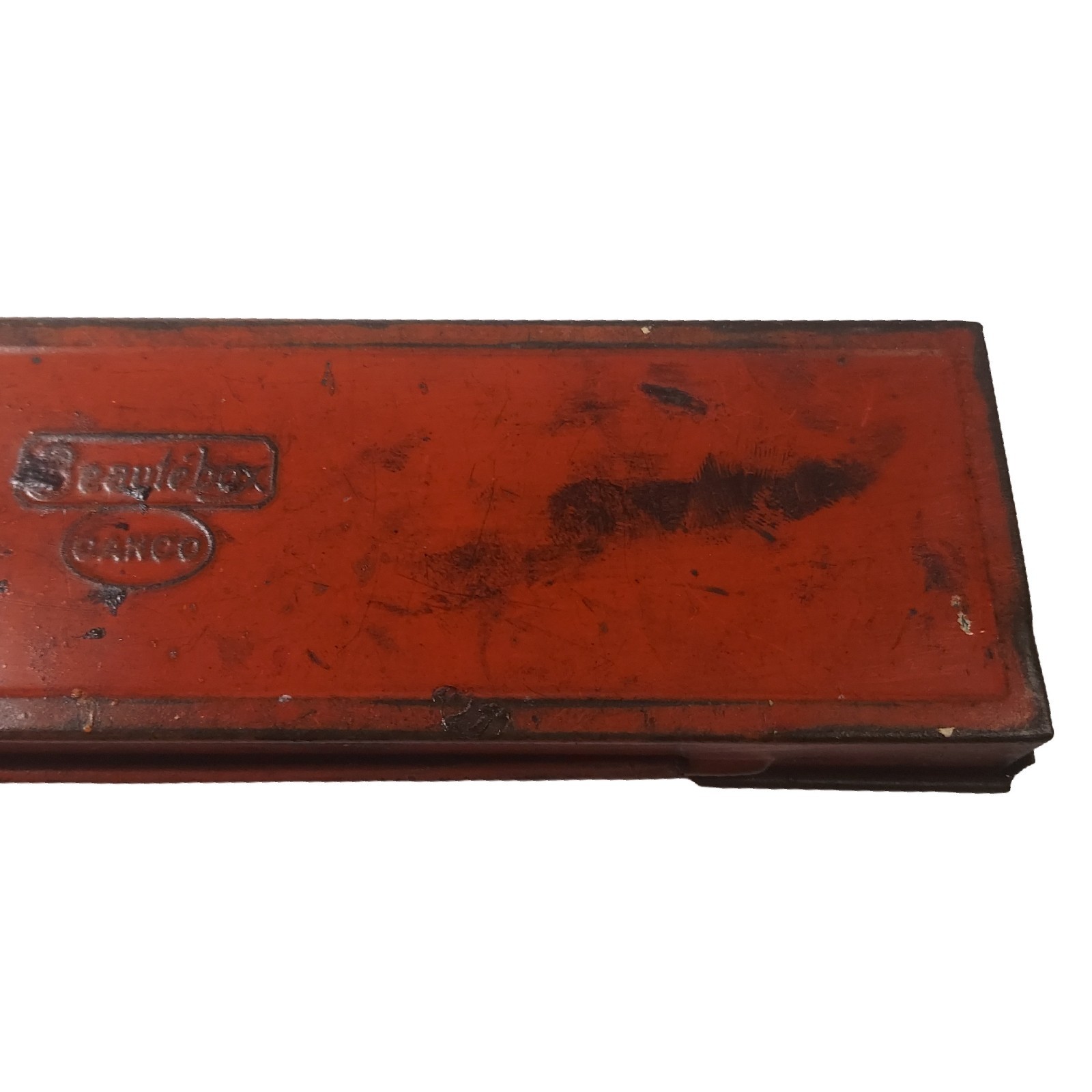 1920s Charlie Chaplin Antique Beautebox Canco Pencil Box/Case 7 7/8″ – SEE DESC
