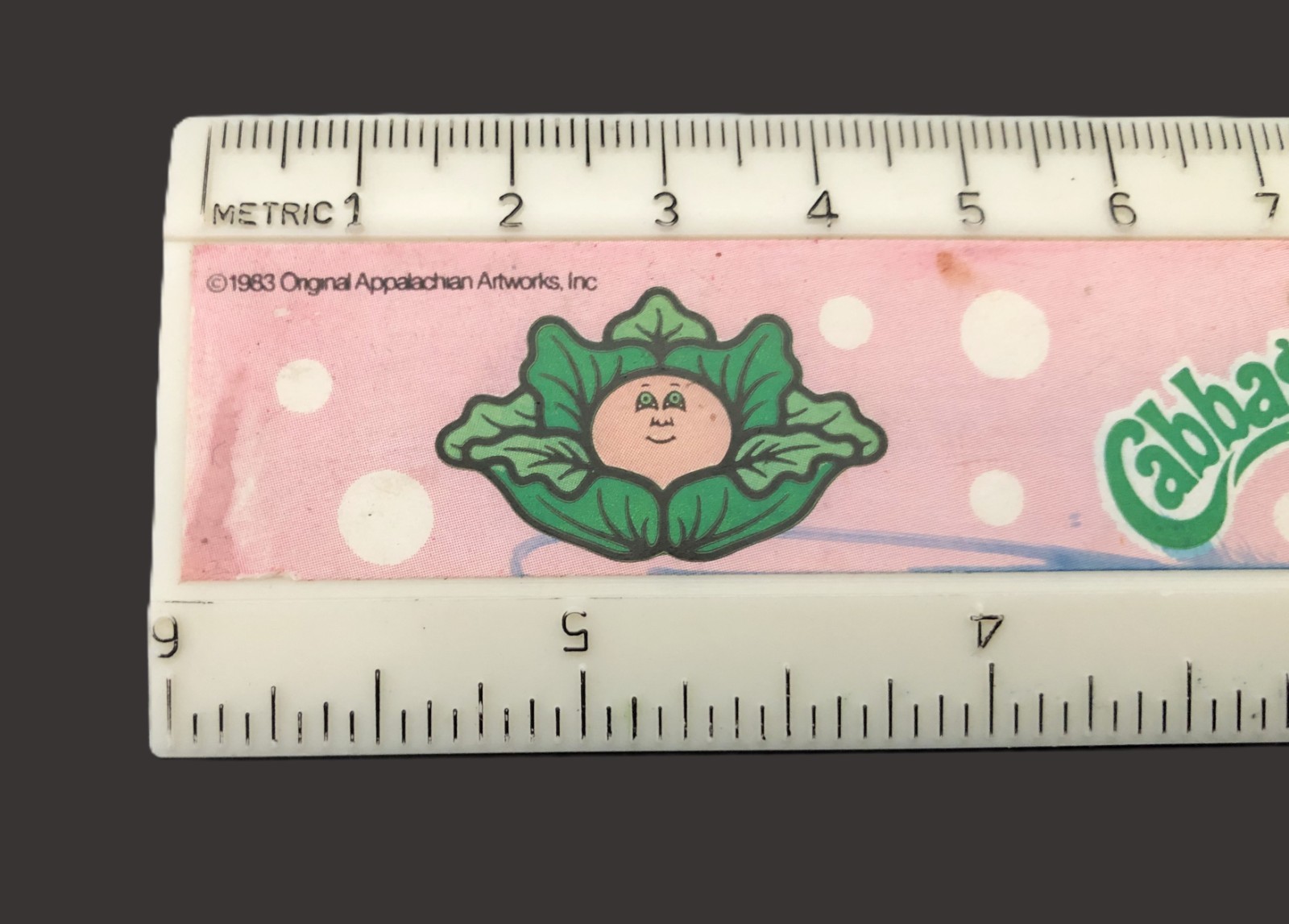 Vintage Cabbage Patch Kids (1983 Appalachian Artworks) 6” Ruler