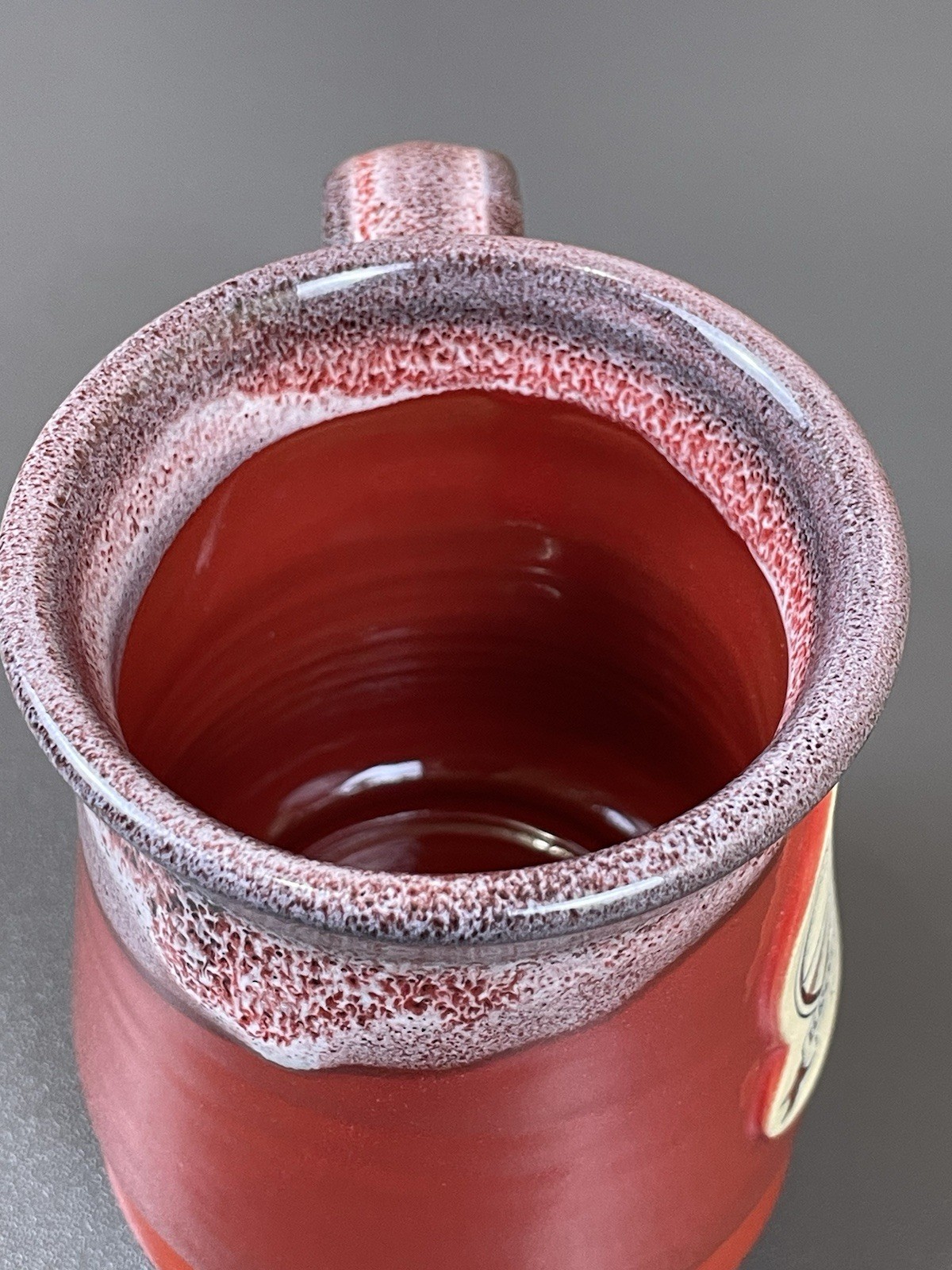 Deneen Pottery Mug Brother Juniper’s Memphis, TN Red Hand Thrown Footed Cup 2012
