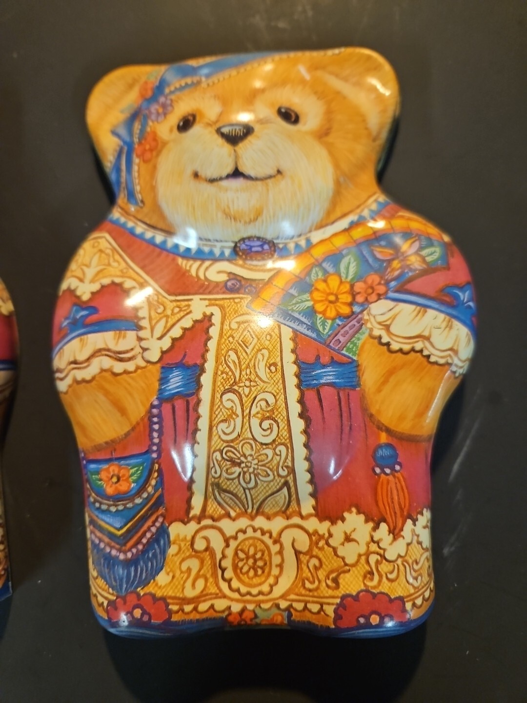 Vintage Collector Tin Gay Giannini Bear in Kimono. No Box Great Shape!