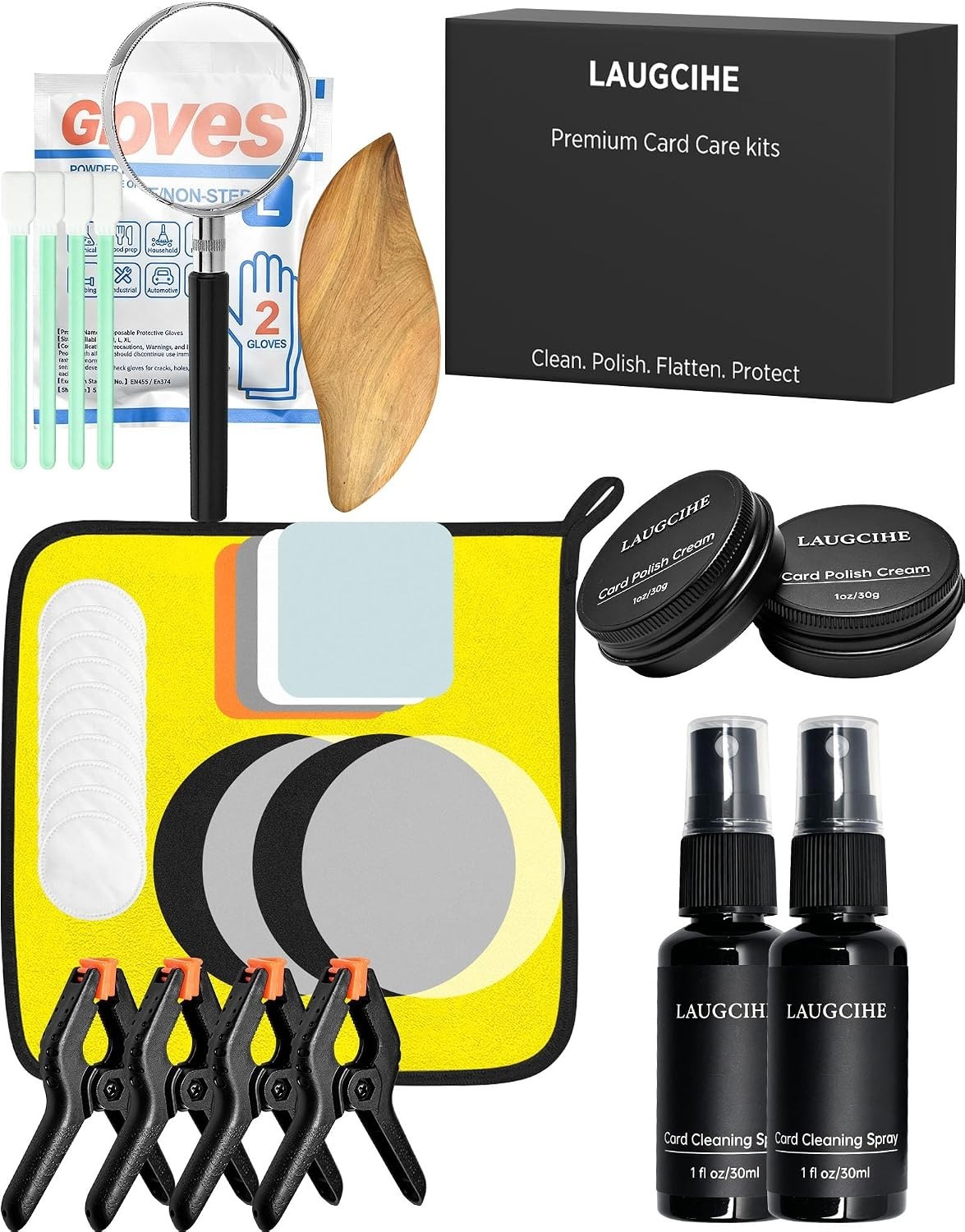 Professional 14-in-1 Card Cleaning Kit, Non-Damage Card Restoration Kit