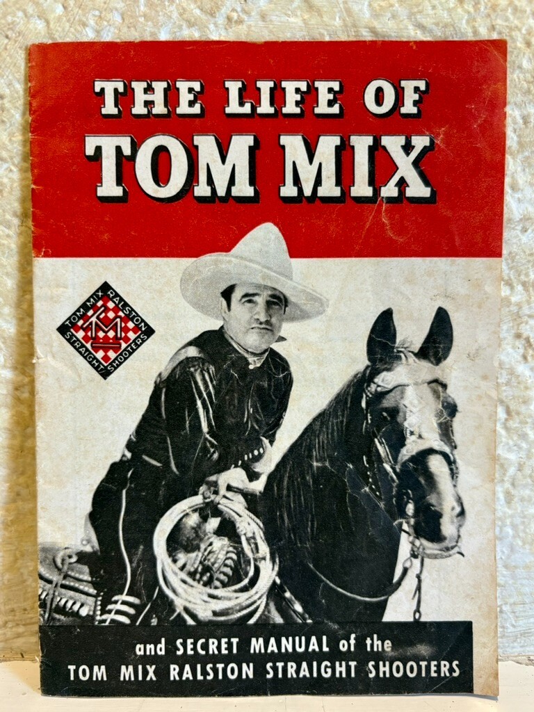 1941 Life Of Tom Mix Ralston Straight Shooters Secret Manual Booklet Radio Prem