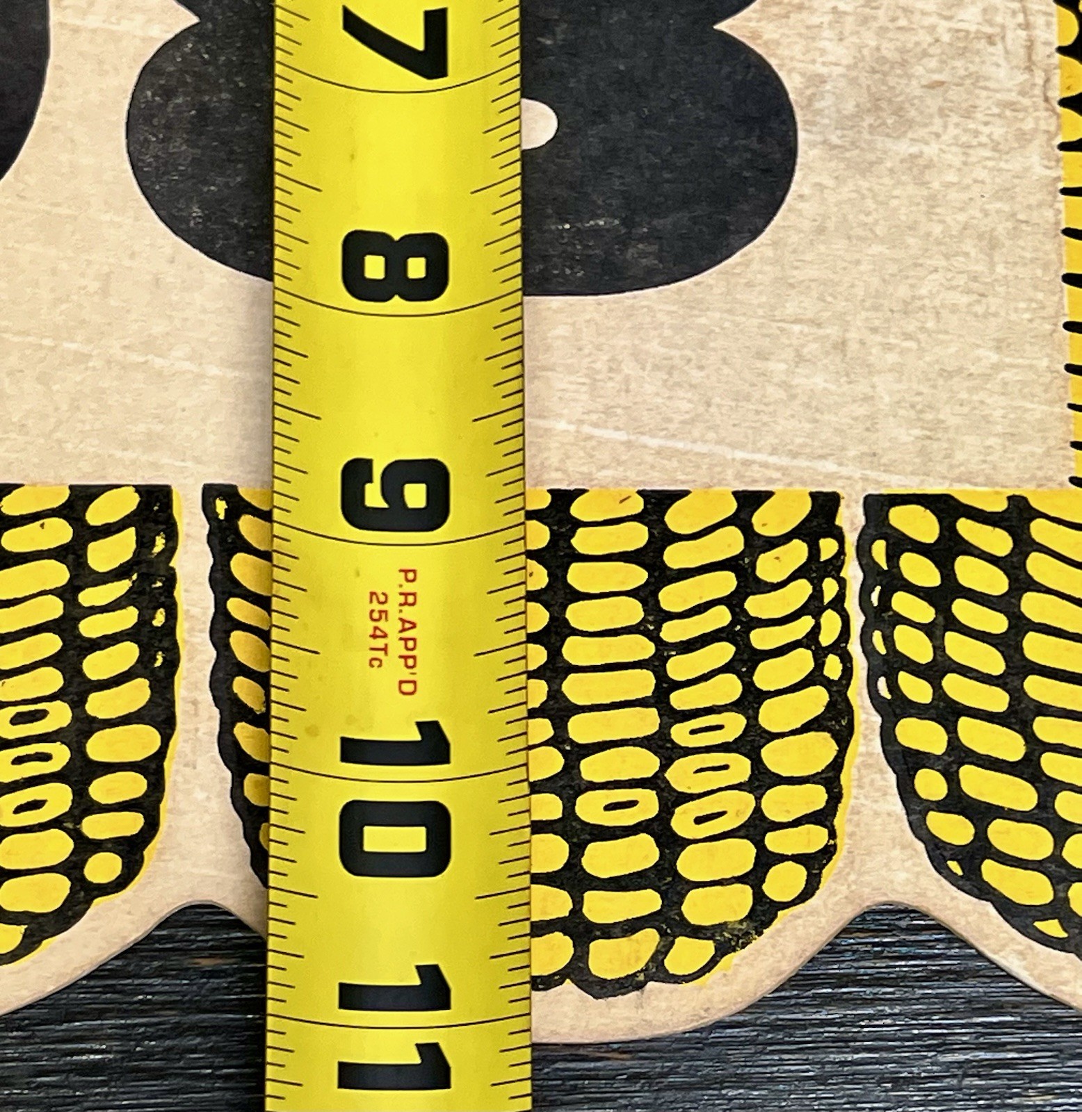 VINTAGE 11×17 HOBARTS H-108 SEED CORN FIELD SIGN FARM ADVERTISING EARS OF CORN