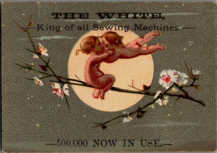 Victorian Trade Cards 1890s The White, White Sewing Machine Co., Cleveland, OH
