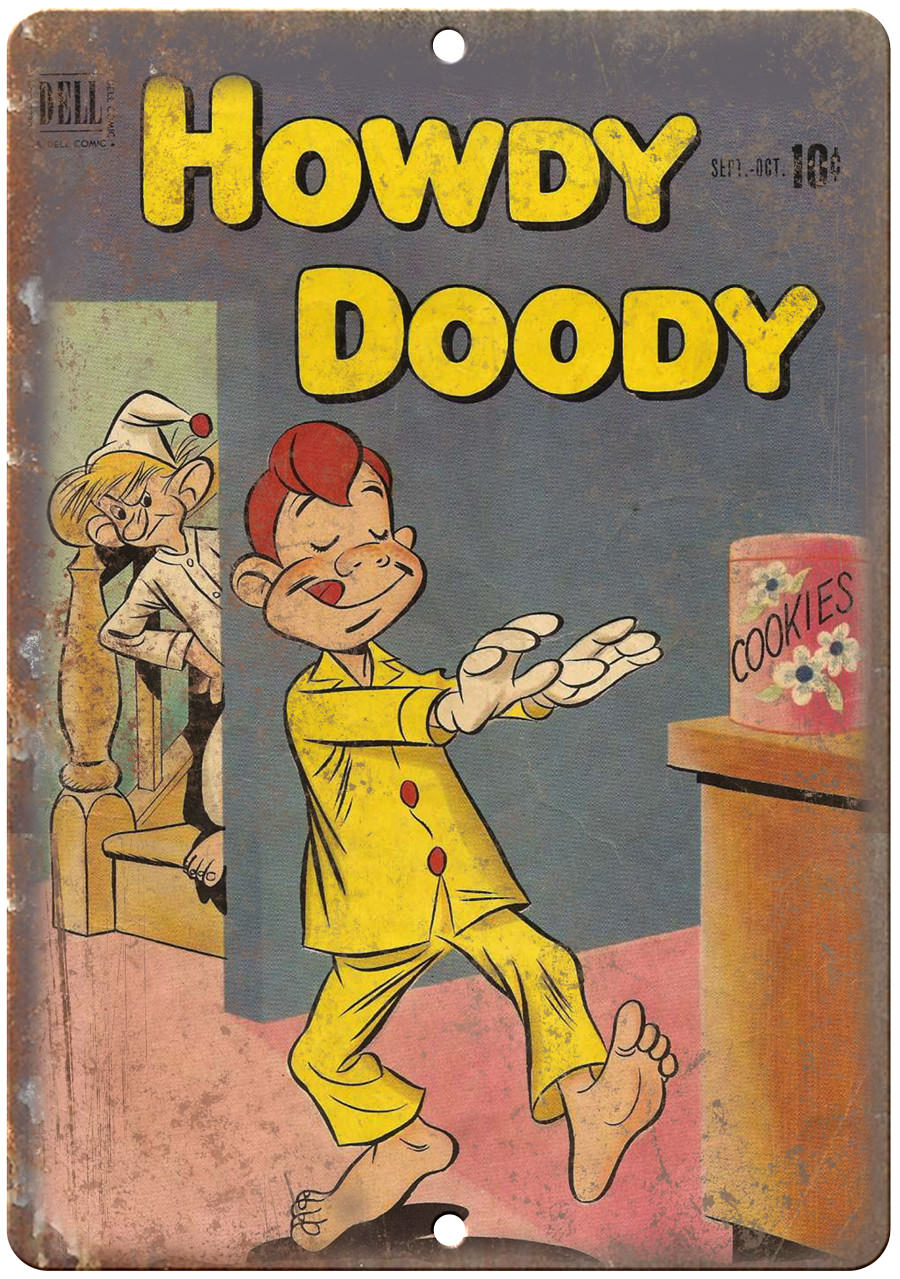 Howdy Doody Dell Comic Vintage Cover 12″ x 9″ Reproduction Metal Sign J72