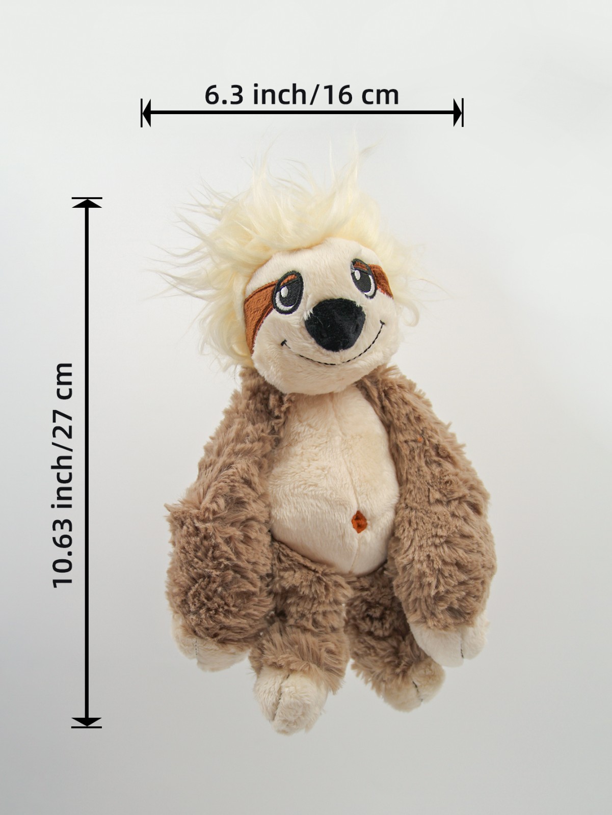 27cm Soft Furry Sloth Stuffed Plush Doll Cute Lazy Animal Toy Children Birthday