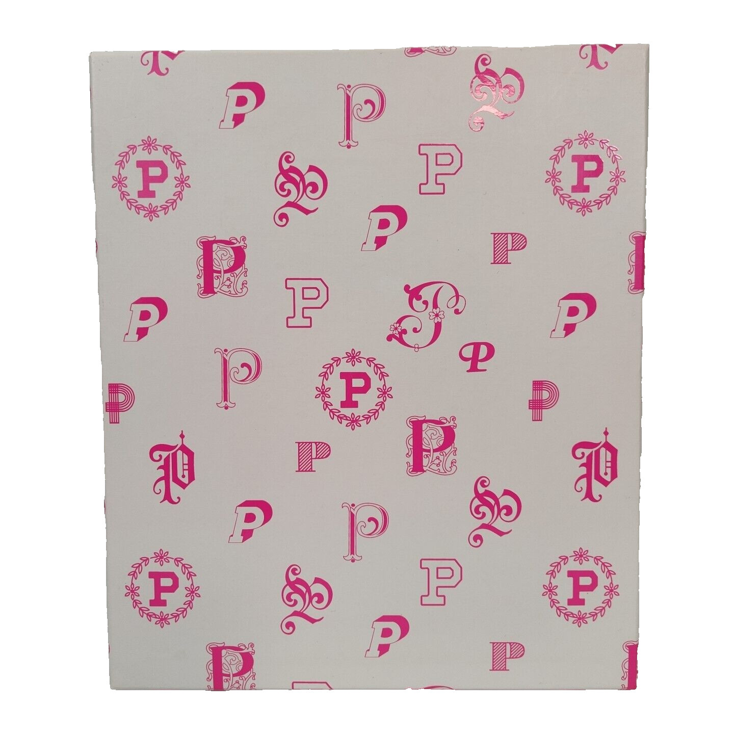 Victoria’s Secret Pink Store Prop Display Box P Monogram 12 3/4 X 10 3/4 X 3