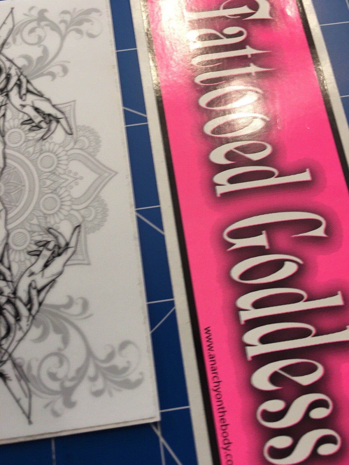 Lot 3 TATTOO SHOP STORE PARLOR INK Colorful Rare Promo Glossy Sticker