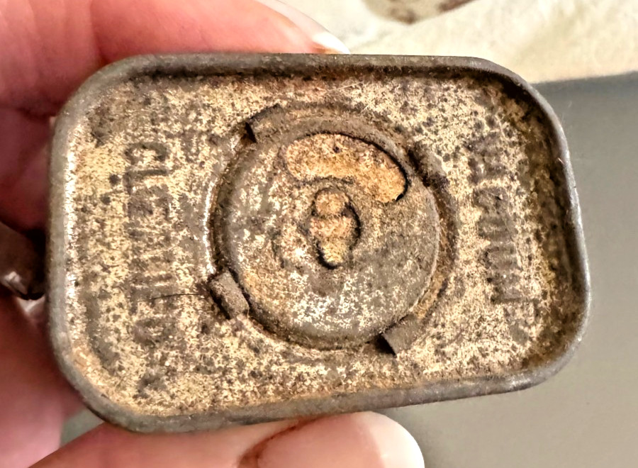 Vintage Bee Brand McCormick’s Pure Curry Powder Spice Tin 1 1/2oz Baltimore MD