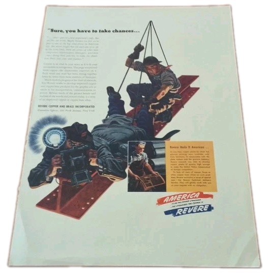 1940’s Copper and Brass Incorporated Fortune WW2 Print Ads Johnnie Walker Black