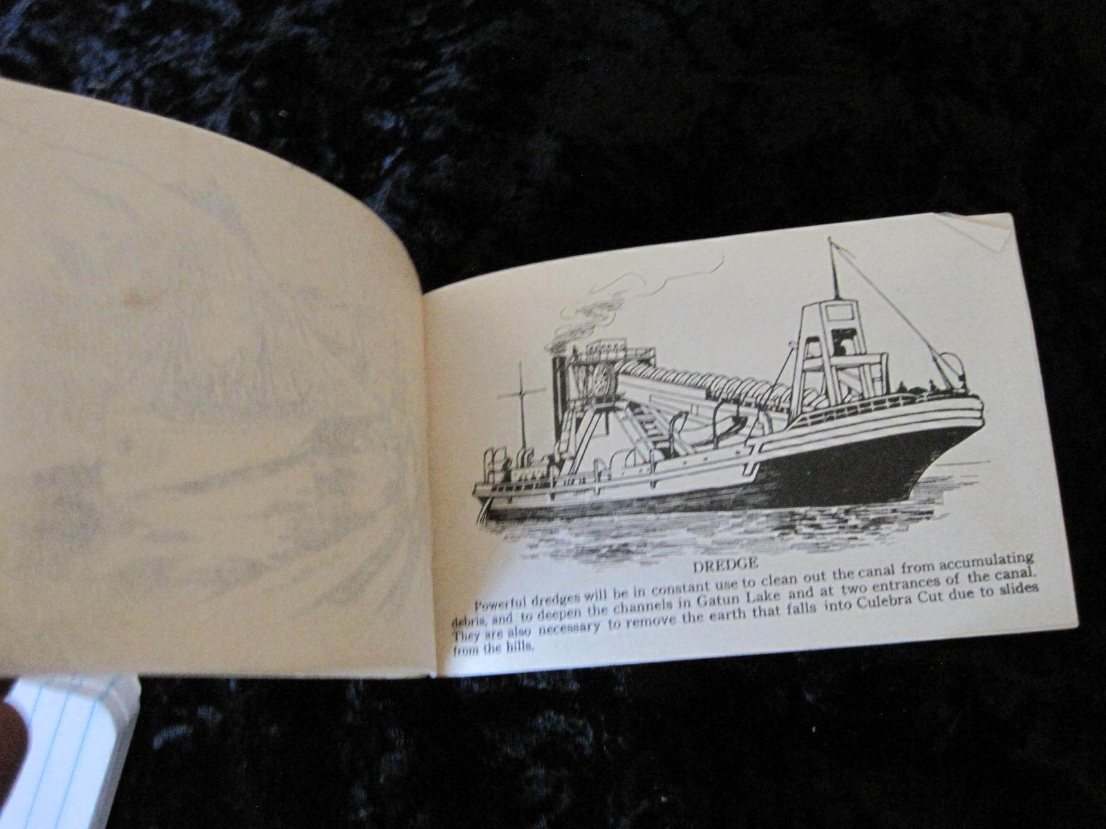 1914 Panama Canal Drawing Book Complements of Macklem Backing Company