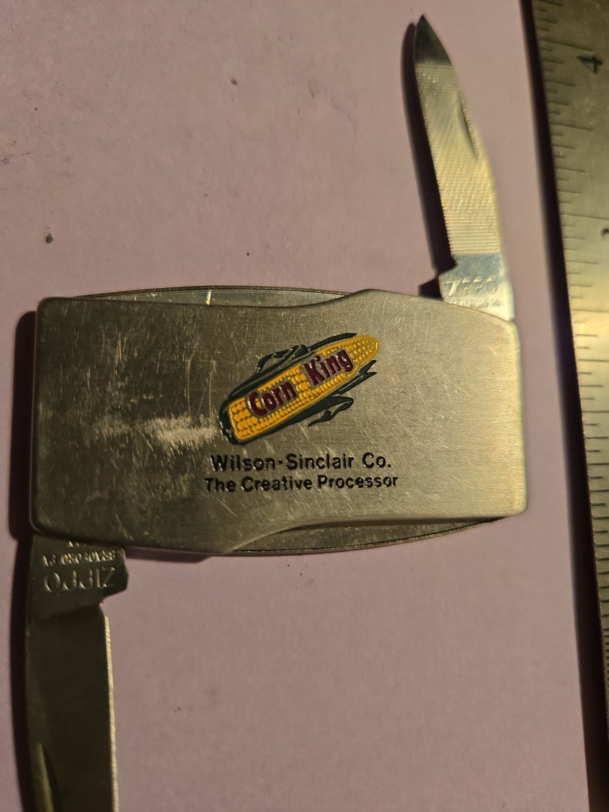 Wilson-Sinclair Advertising Knife And Nail File