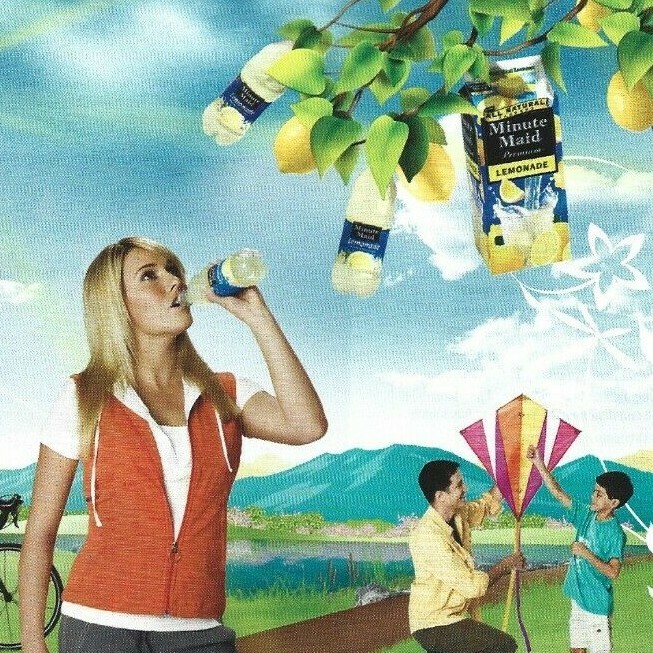 Minute Maid Lemonade Print Ad, Minute Maid Lemonade Magazine Ad, Minute Maid Ad