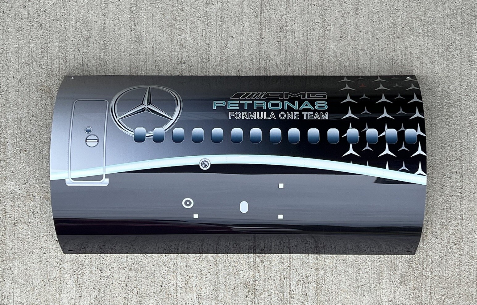 Racing F1 Team AMG Boeing DC Curved Side Airplane Art Sign