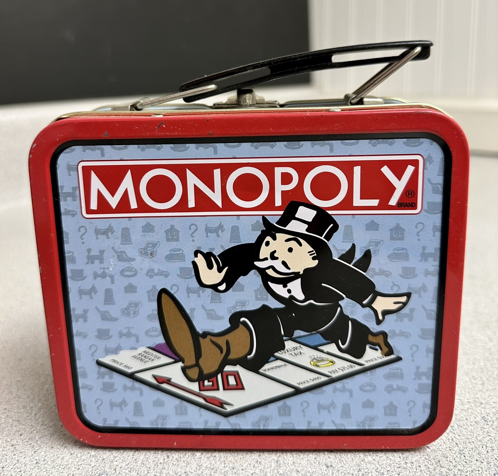 Vintage 1997 Hasbro Monopoly Series #1 Mini Tin Lunch Candy Trinket Box