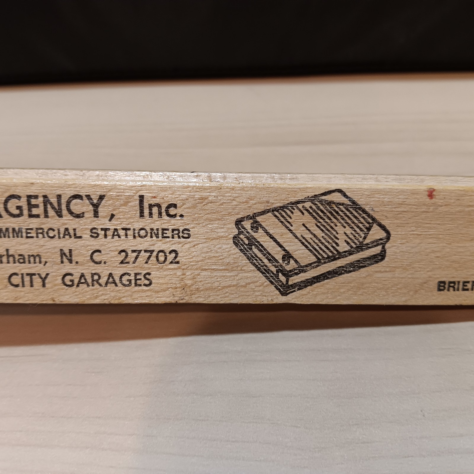 The Rose Agency Inc Durham NC North Carolina Office Supplies Advertising Ruler