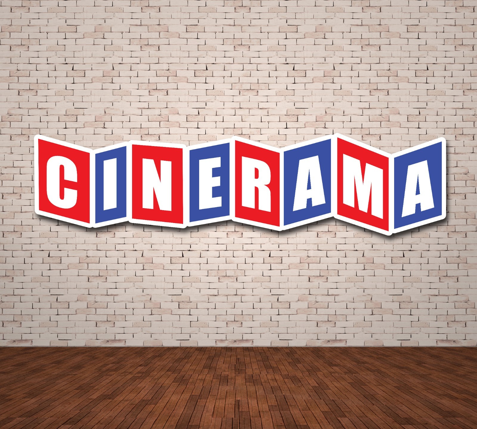 Reproduction Cinerama Movie Theater Sign Gift for Home Theater Movie Room