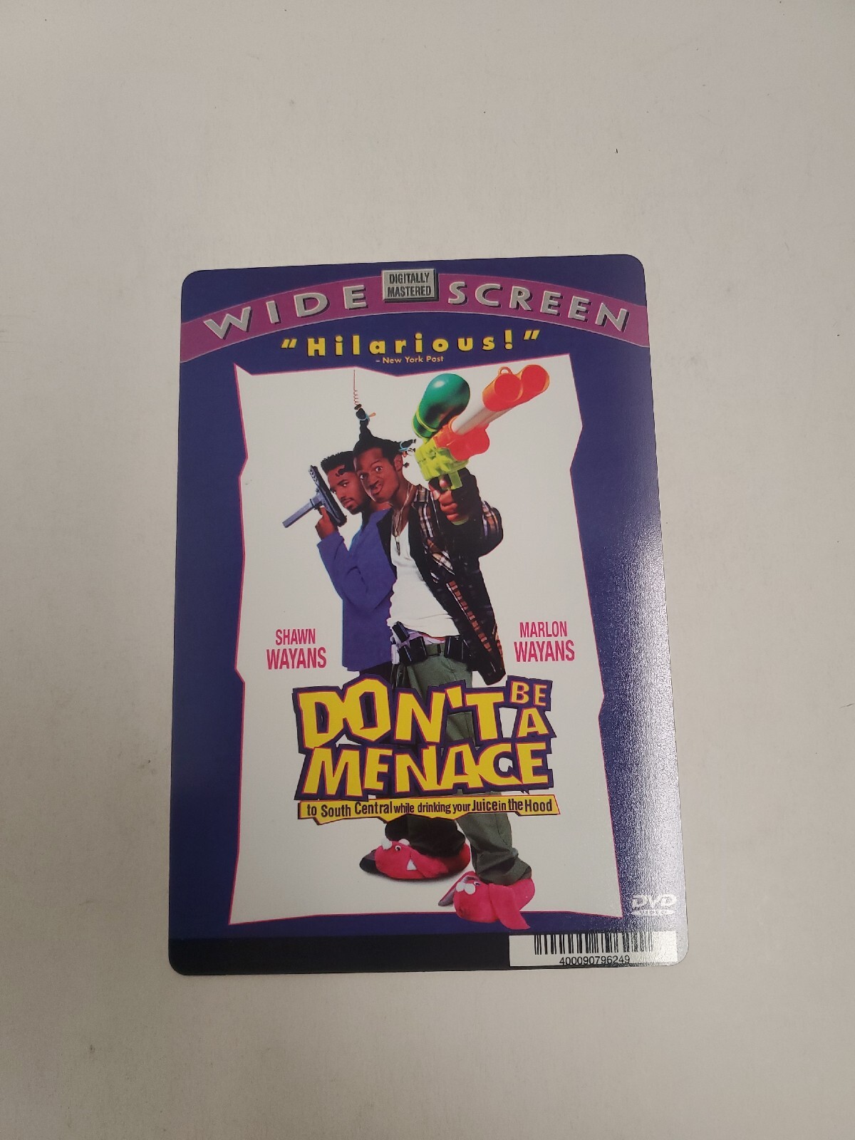 Don’t Be A Menace To South Central BLOCKBUSTER DVD BACKER CARD ONLY 5.5″X8″