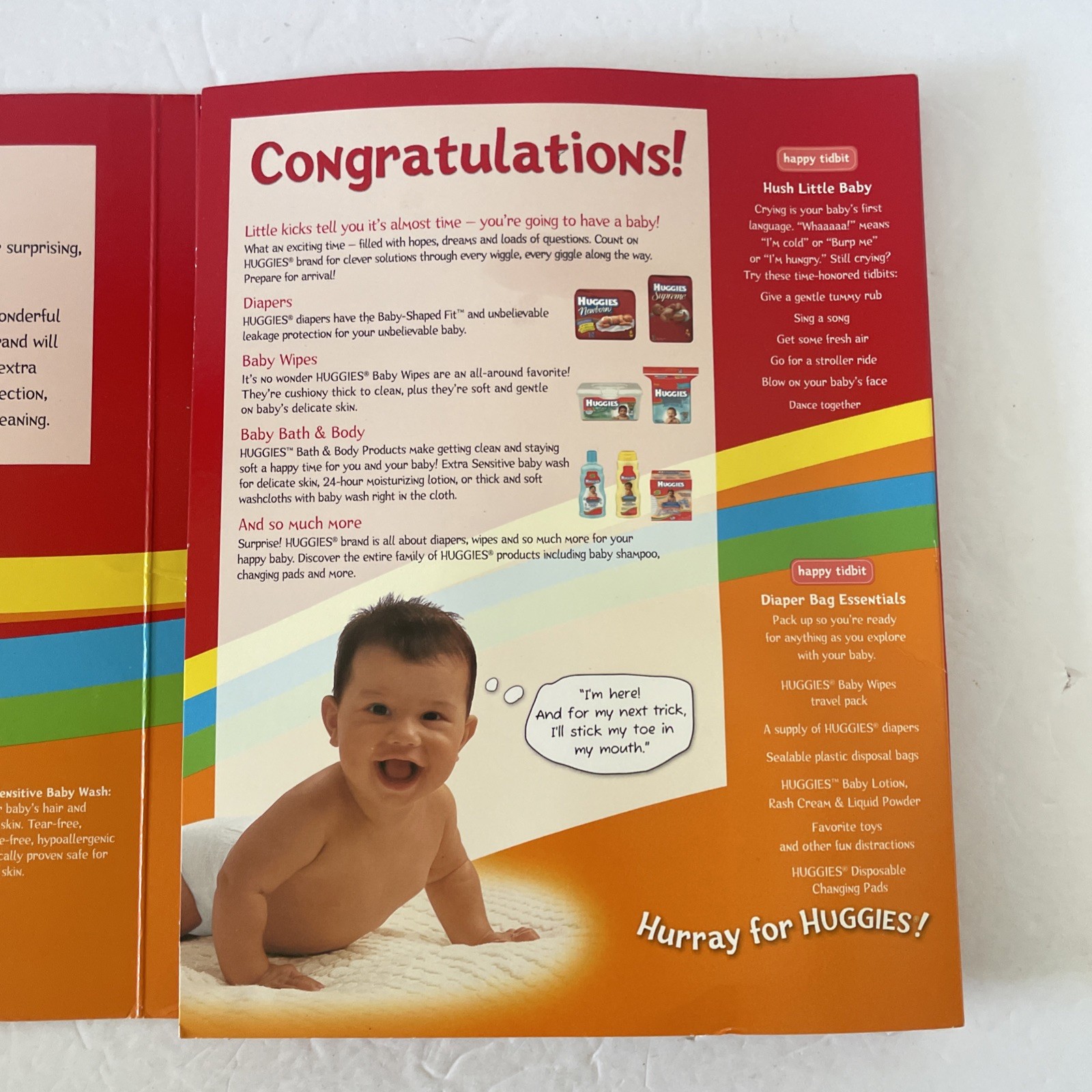 Vintage 2006 Huggies Starter Sample Pack Advertising Folder