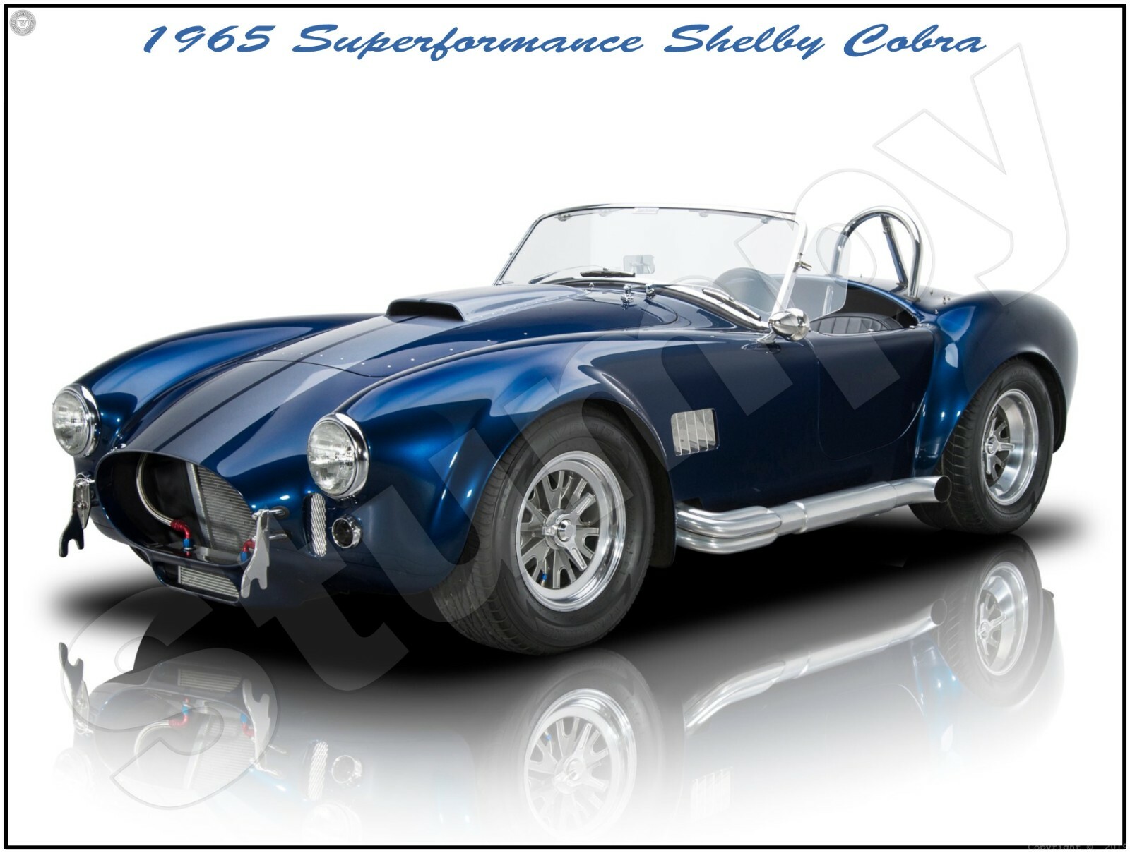 1965 Superformance Shelby Cobra Metal Sign 9″ x 12″ or 12″ x 16″