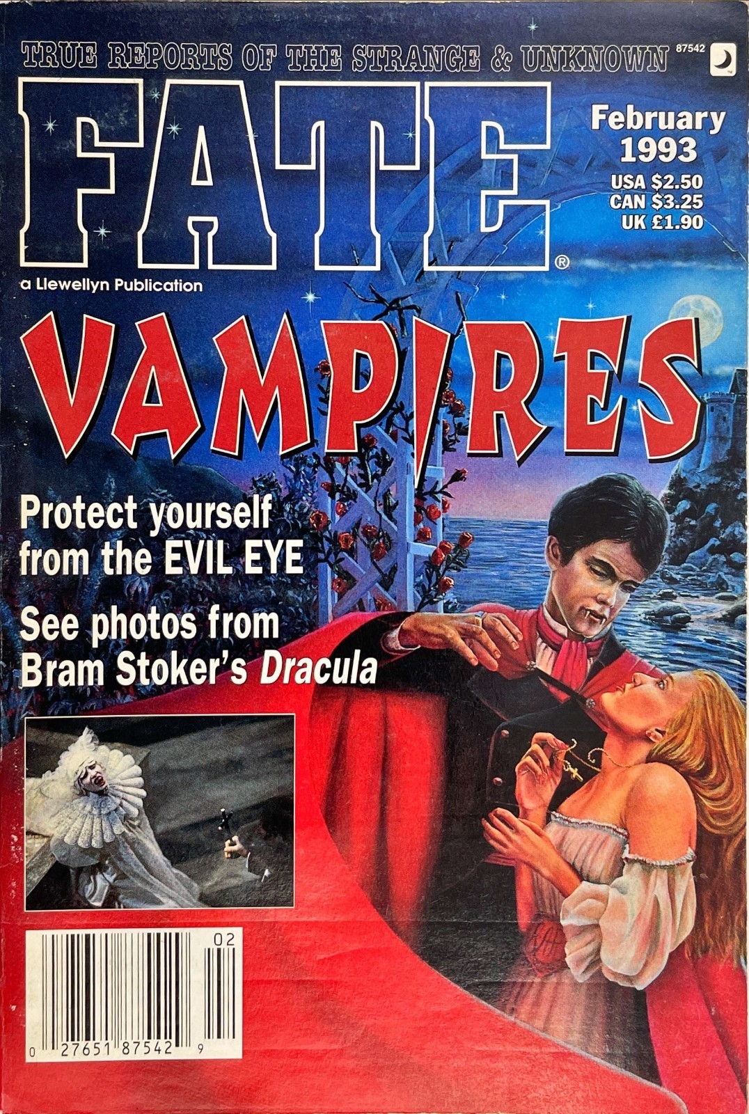 Vampires Evil Eye Dracula Photos Complete Feb 1993 Vtg Fate Magazine