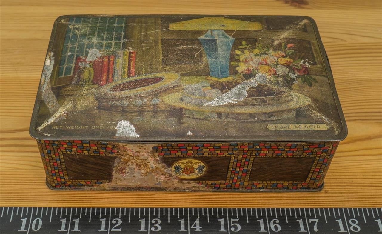 Pure As Gold Confectionery Tin Lindeco