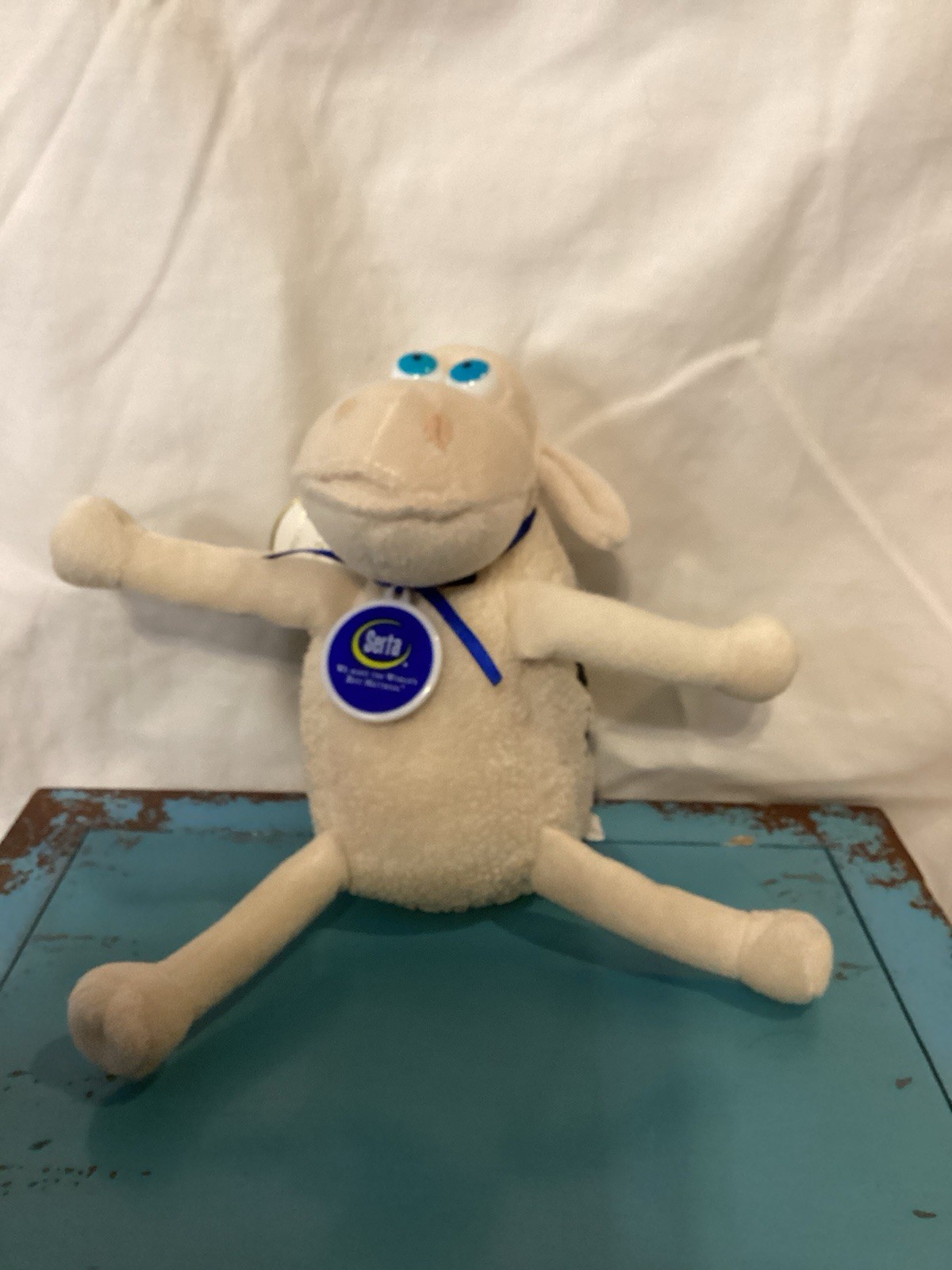 Vintage Serra Mattress Counting Sheep Plush Sheep 55