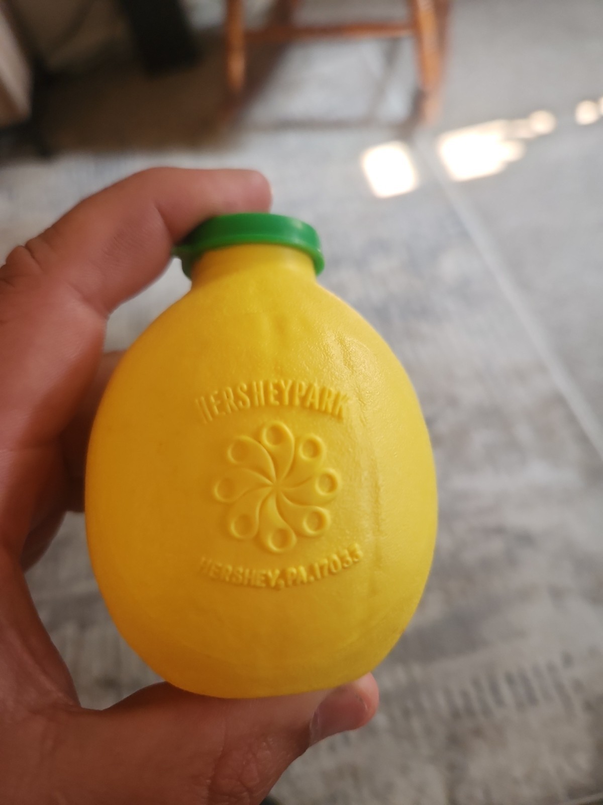 Hershey Park Fruit Shaped Drink Container Lemon Juice In 1970s And 1980s
