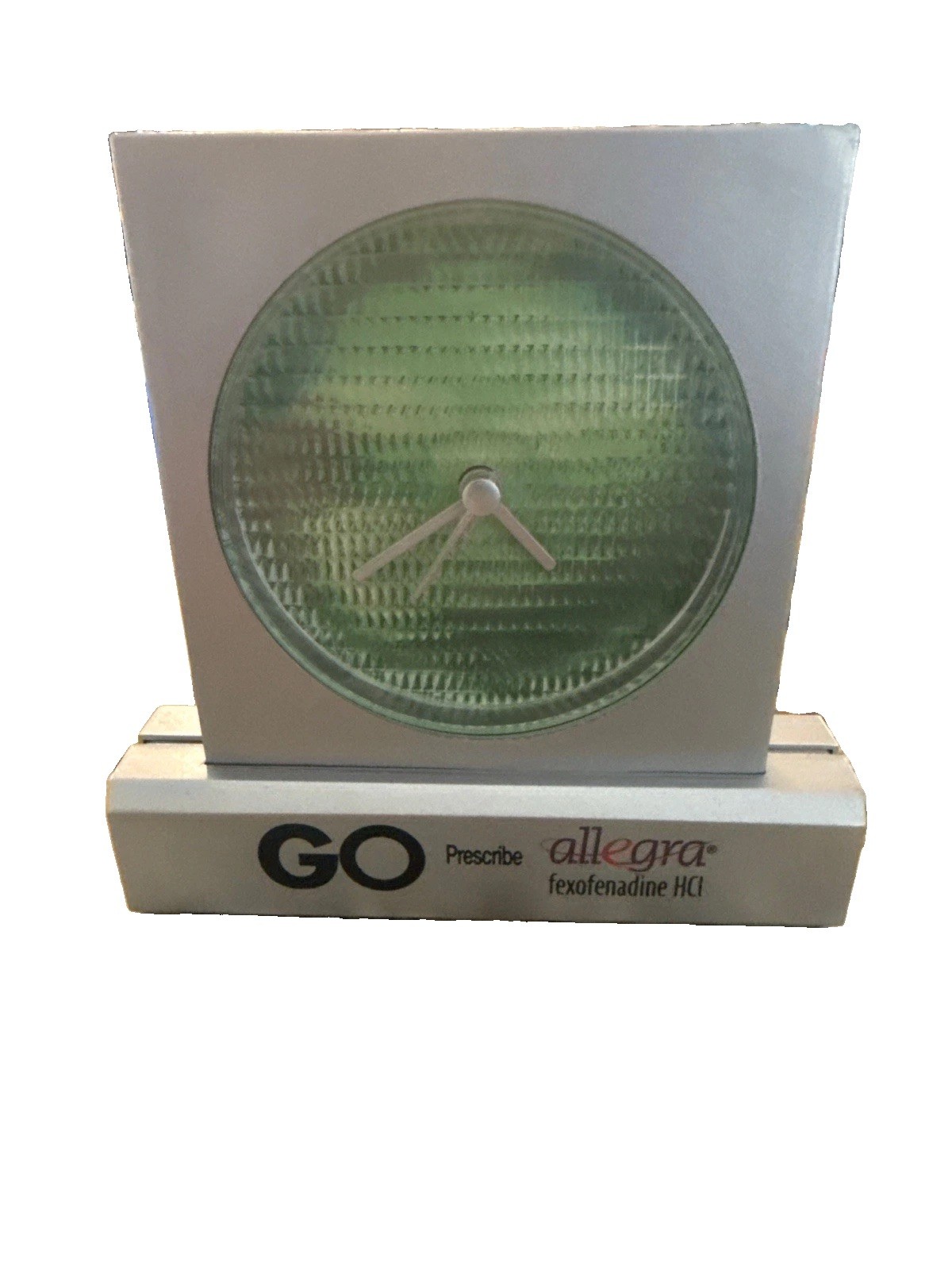 Vintage 1999 Allegra Pharma Promo Clock Hoechst Marion Roussel New In Box NOS