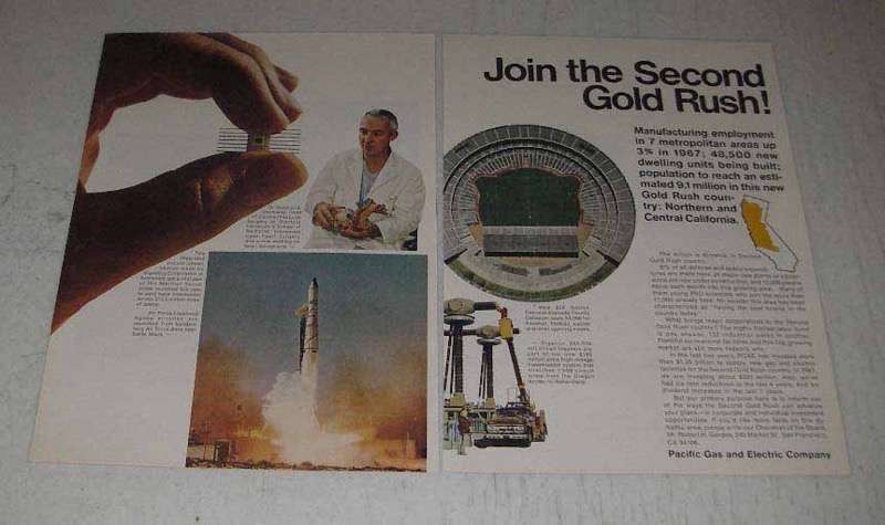 1967 Pacific Gas and Electric Company Ad – Gold Rush