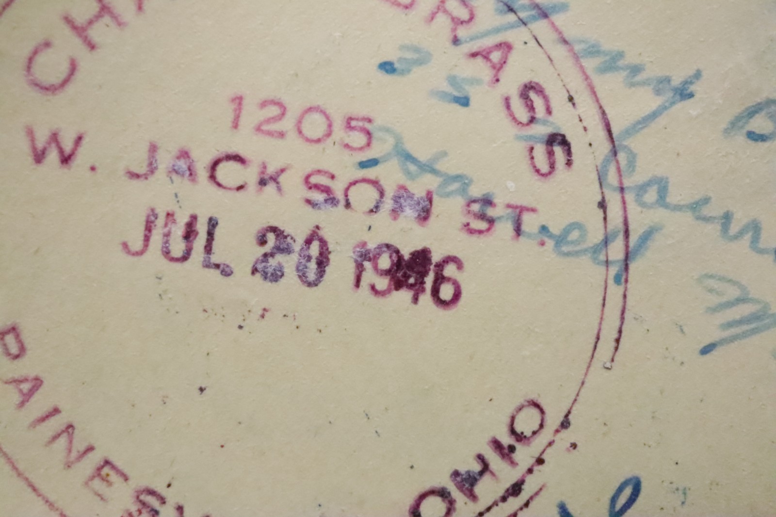 1946 Howell Michigan Original Roller Skating Rink Sticker Label Rare Decal S14
