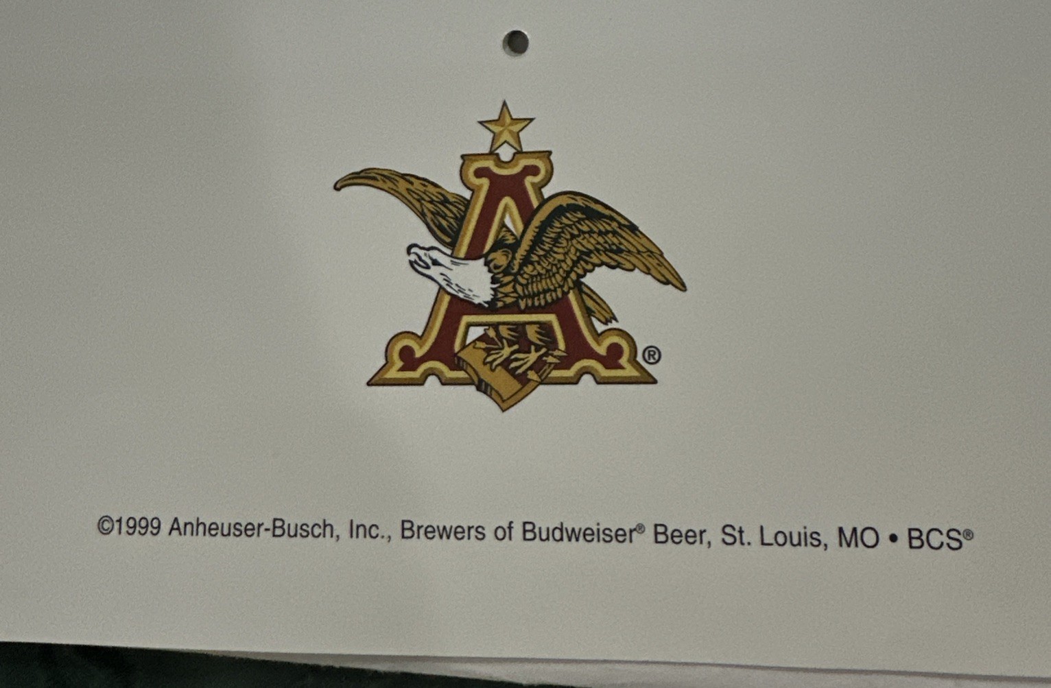 Budweiser Beer Clydesdales Distributing 2000 Calendar Millennium