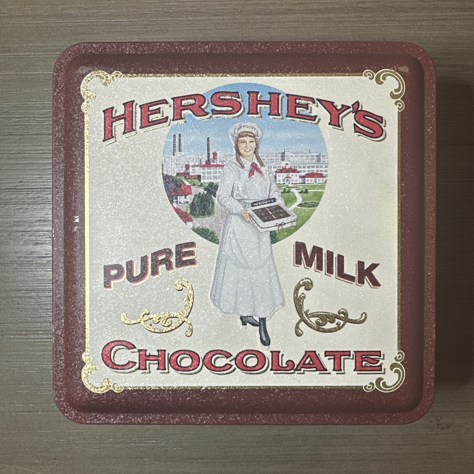 Hershey’s Vintage Edition #2 Collectible 1992 Tin Canister Milk Chocolate